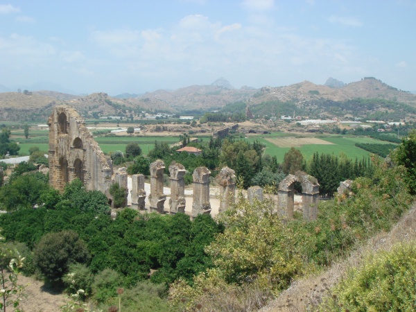 Aspendos Roman aqueduct